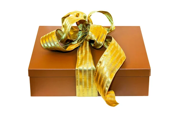 Brown gift wrap — Stock Photo, Image