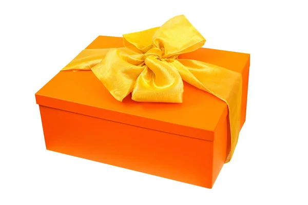 Ángulo regalo naranja — Foto de Stock