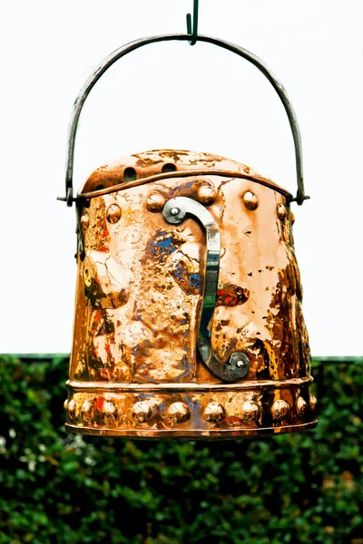 Copper bucket — Stock Photo, Image