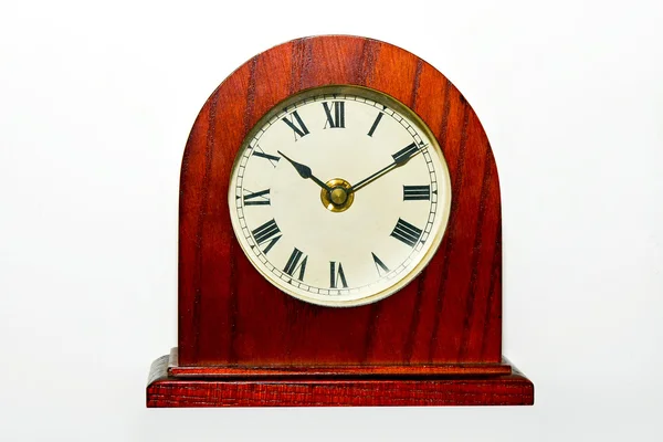 Drewniany zegar — Zdjęcie stockowe