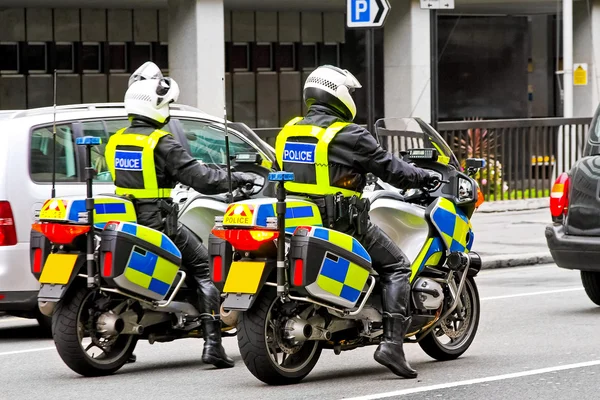 Motorka policie — Stock fotografie