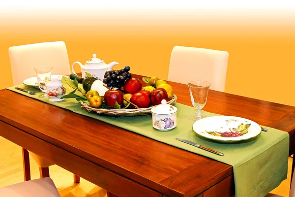과일 테이블 — 스톡 사진