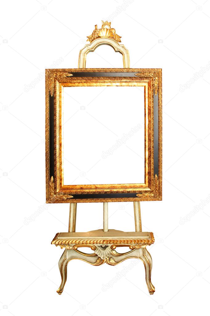 Picture easel isolated Stock Photo by ©Baloncici 2535798