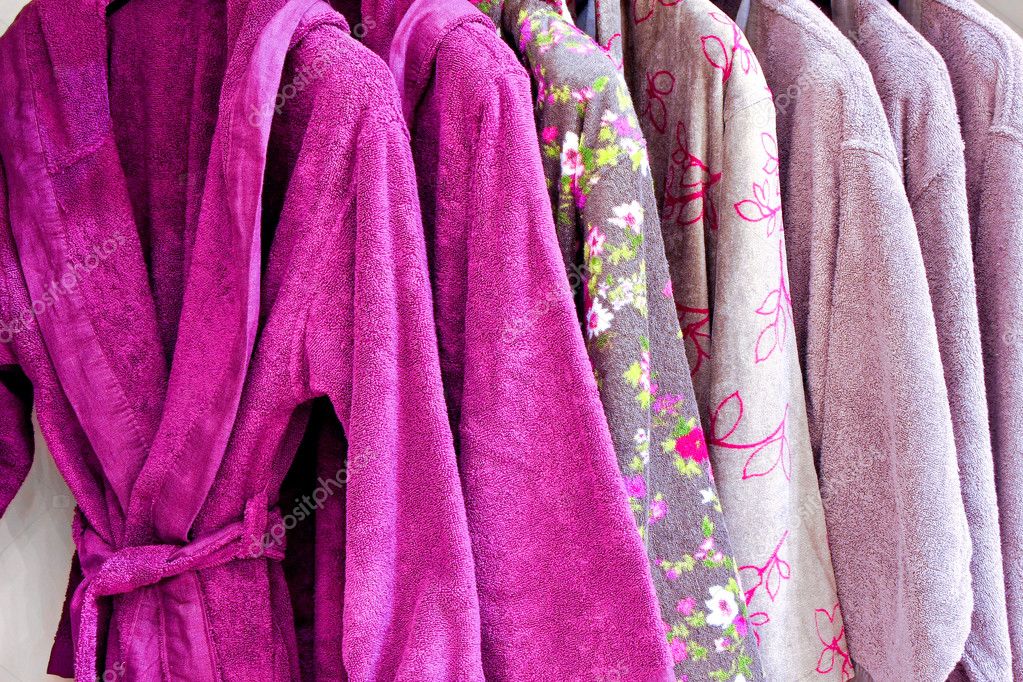 Purple bathrobe Stock Photo by ©Baloncici 2539164