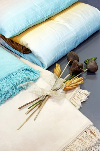 Blankets decor — Stock Photo, Image