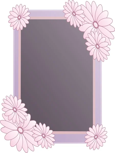 stock image Frame with flowers