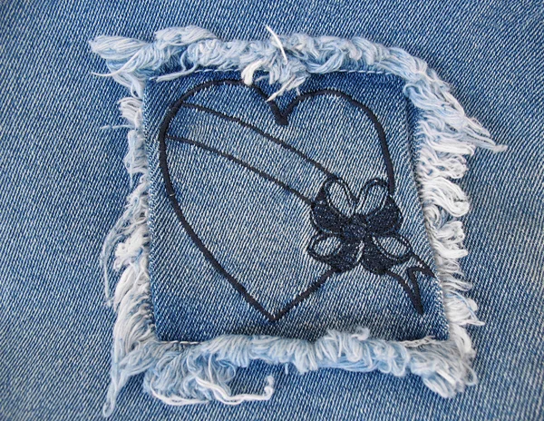 stock image Denim Heart 2