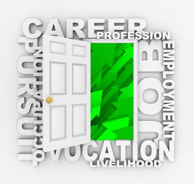 Career - Doorway to Opportunity clipart