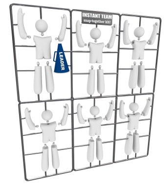 Instant Team - Snap Together Model Kit clipart