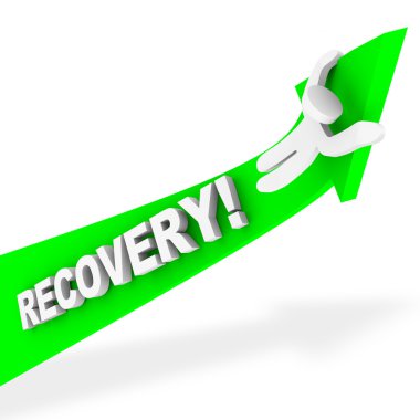 Riding the Arrow of Recovery clipart