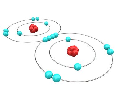 Oxygen - Atomic Diagram clipart