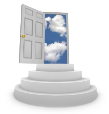 Open Door to New Opportunities clipart