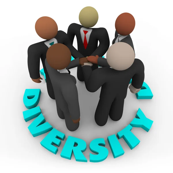 Różnorodność - biznes drużyna mężczyzn i kobiet — Zdjęcie stockowe