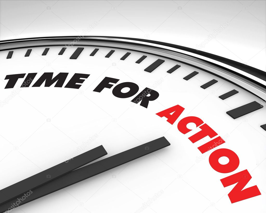 for Action - Clock Stock Photo by ©iqoncept 2038831
