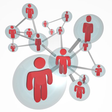 Social Network Molecule - Connections clipart