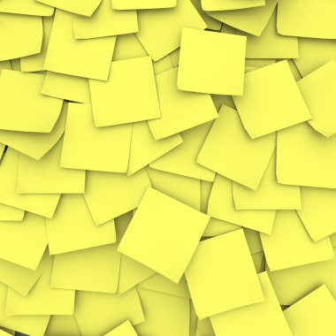 Yellow Sticky Note Background clipart