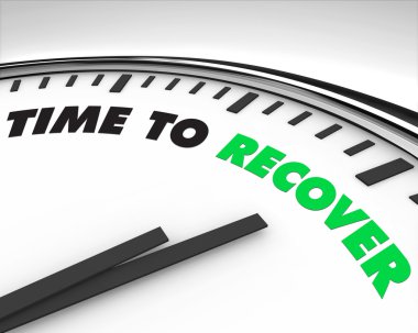 Time to Recover - Clock clipart