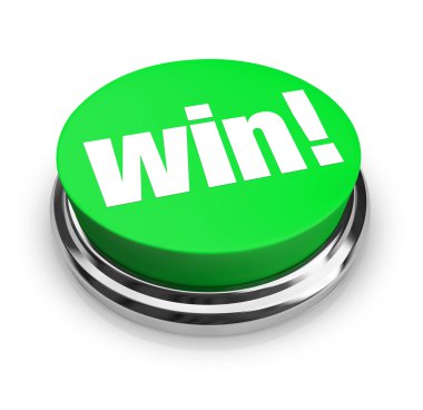 Win - Green Button clipart