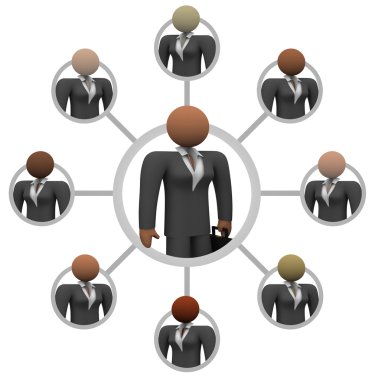 Women's Business Network Connections clipart