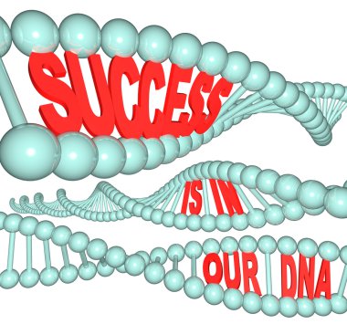 Success is in Our DNA clipart