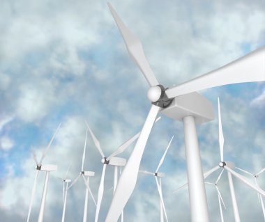 Wind Turbines - Alternative Energy clipart