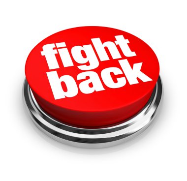 Fight Back - Red Button clipart