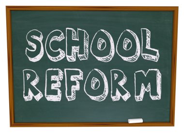 School Reform - Chalkboard clipart