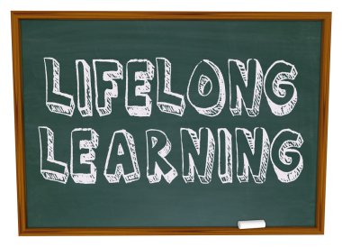 Lifelong Learning - Chalkboard clipart