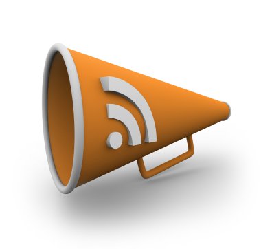 RSS Bullhorn 2 clipart