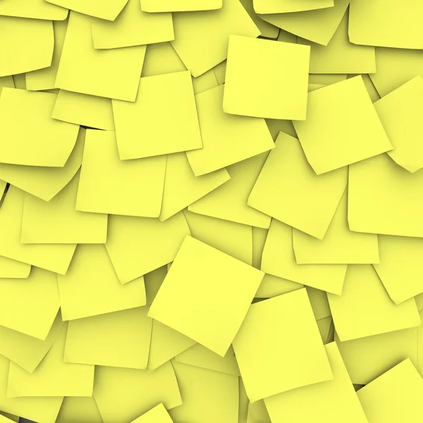 Tło żółte karteczki — Zdjęcie stockowe