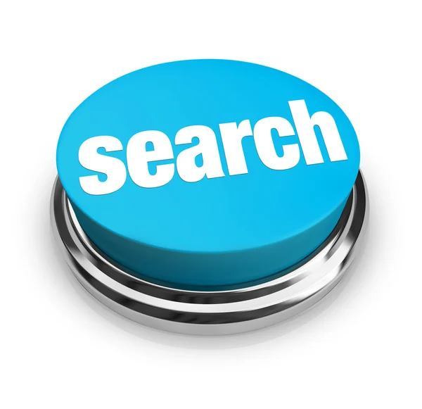 Search - Blue Button — Stock Photo, Image