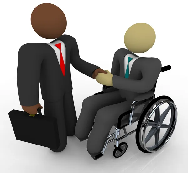 Business Handshake - Diversità — Foto Stock