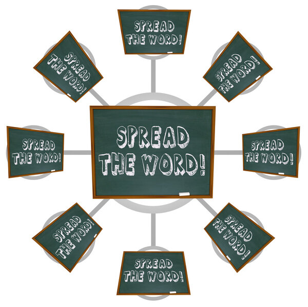 Spread the Word - Chalkboard