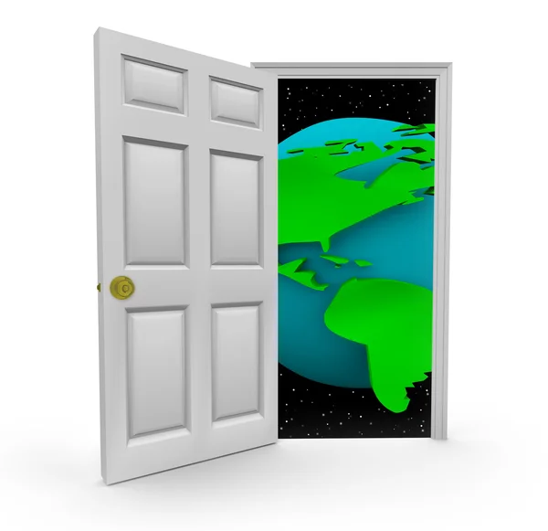 Dveře do světa příležitostí — Stock fotografie