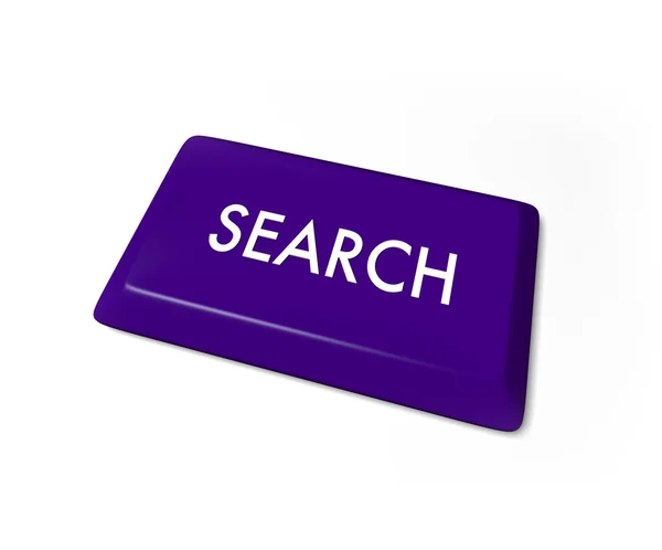Search Key - Isolated on White — Stock Photo, Image