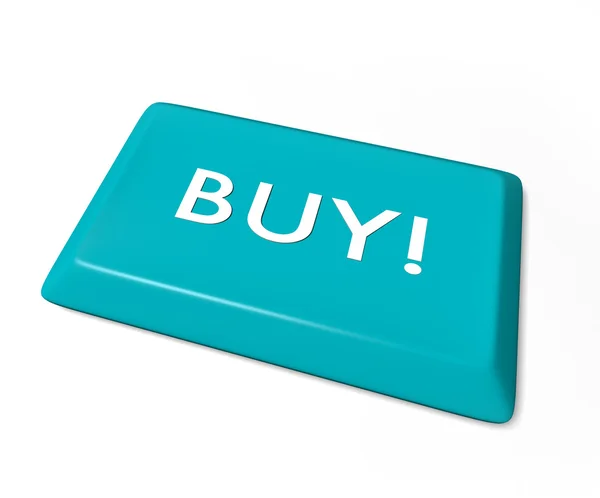 Buy Key - Isolated on White — Stock Photo, Image