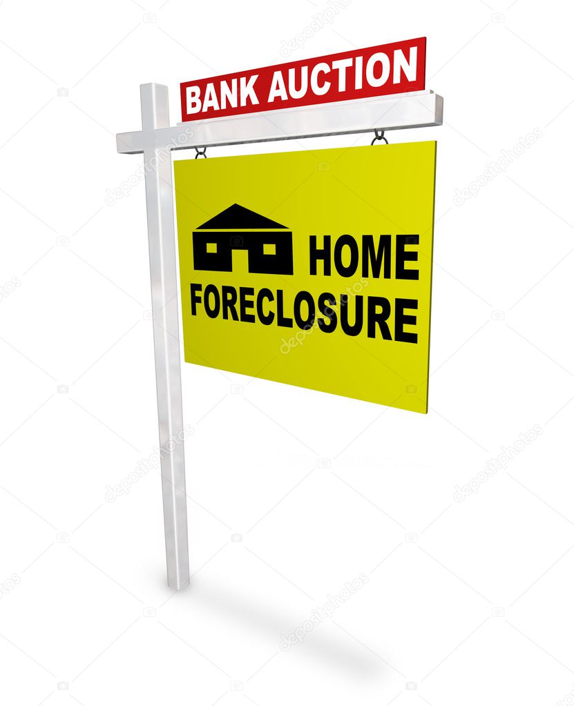 Home Foreclosure Sign
