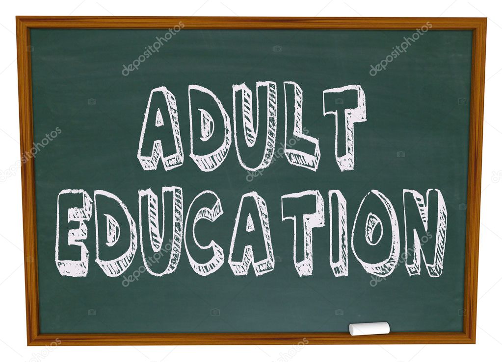 Adult Education - Chalkboard
