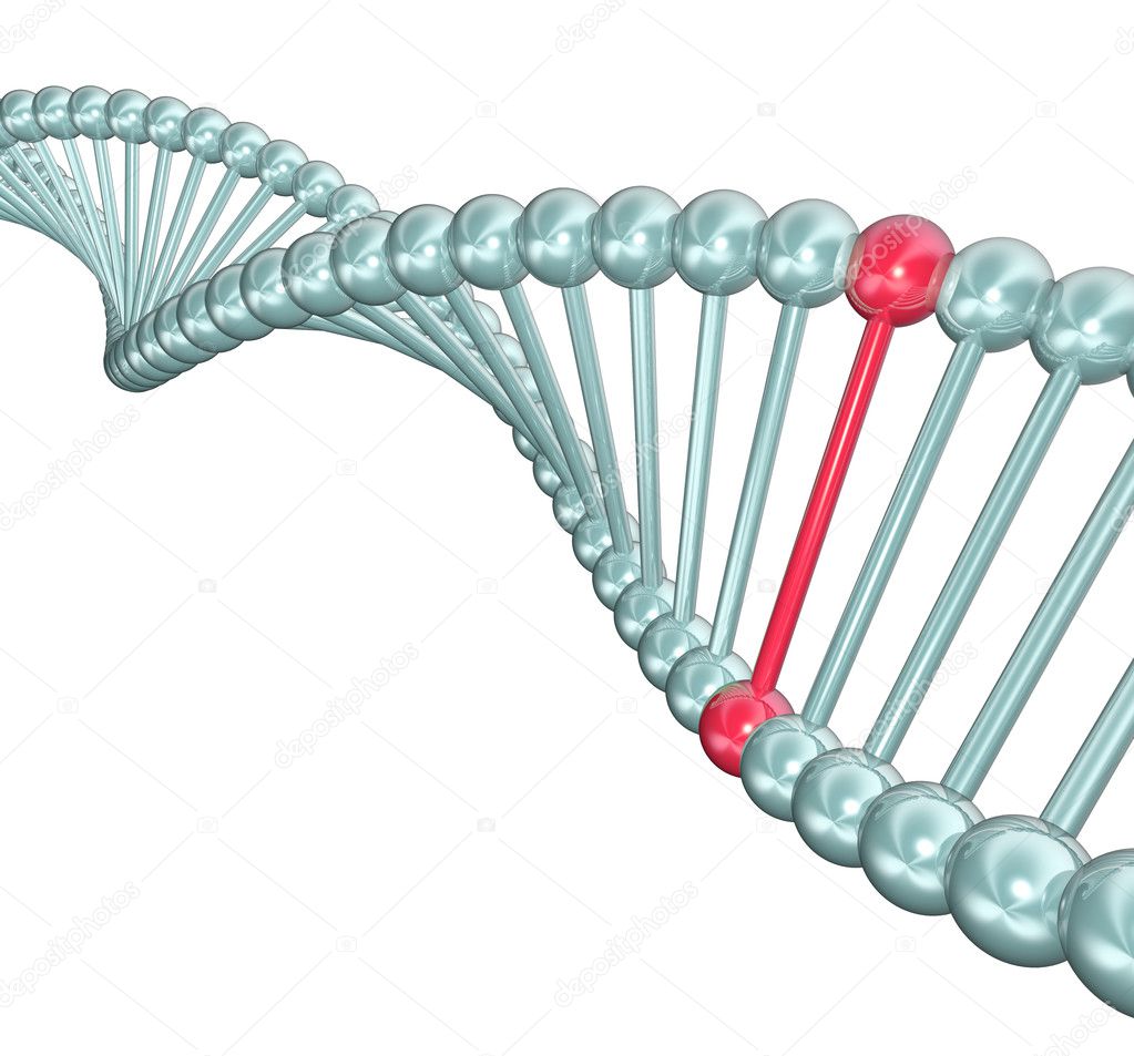 DNA Helix Illustration - One Different