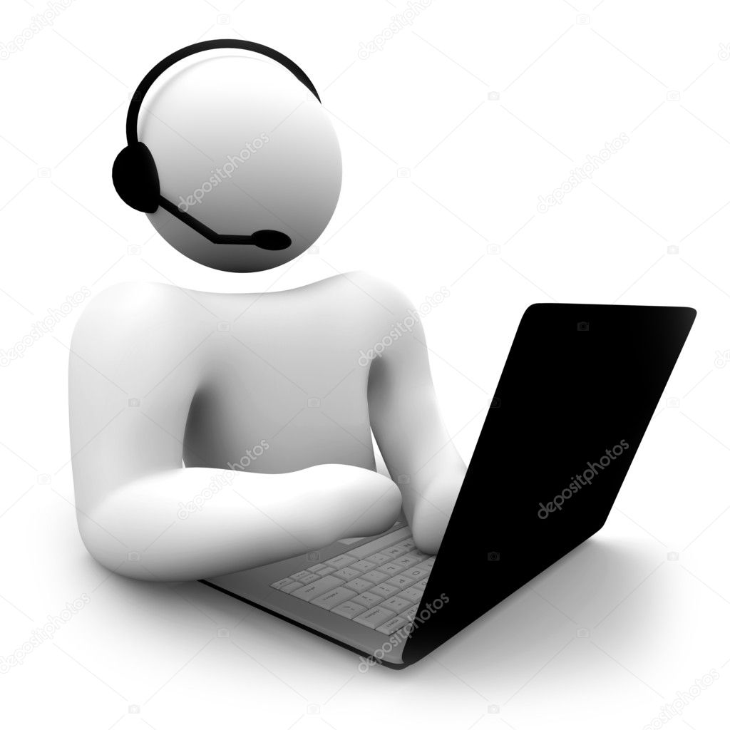 Computer Customer Support Person