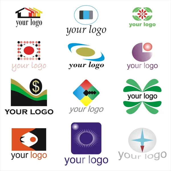 Шаблоны: Логотипы — стоковый вектор