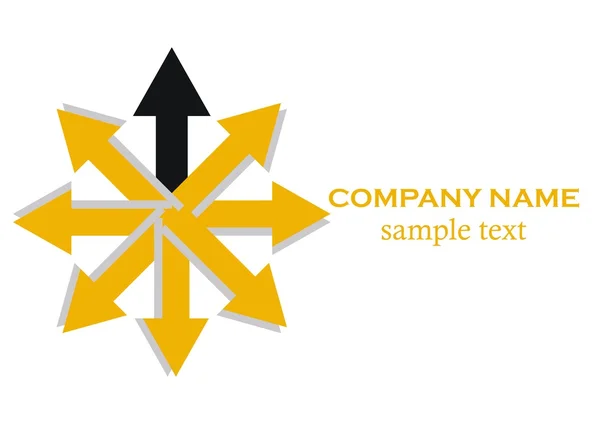 Logotipo da empresa — Vetor de Stock