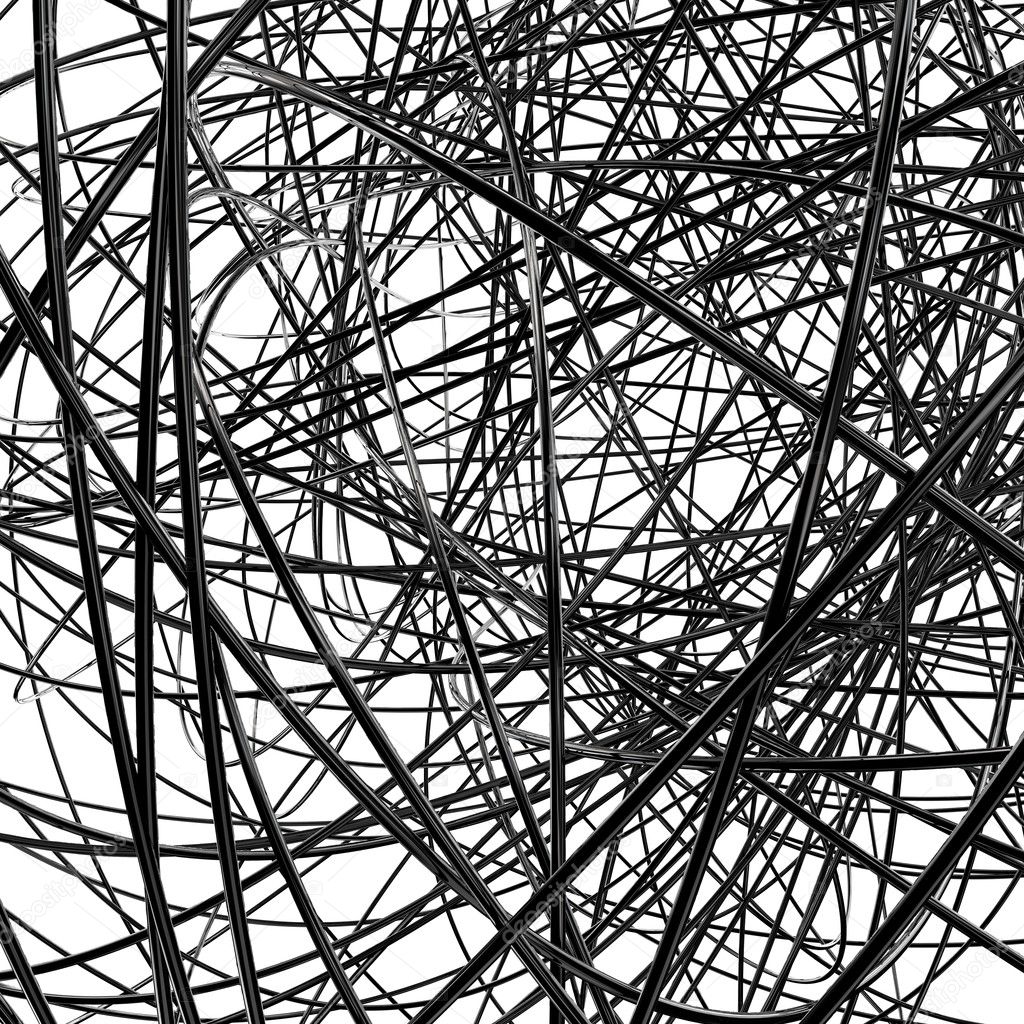 Abstract metallic wires