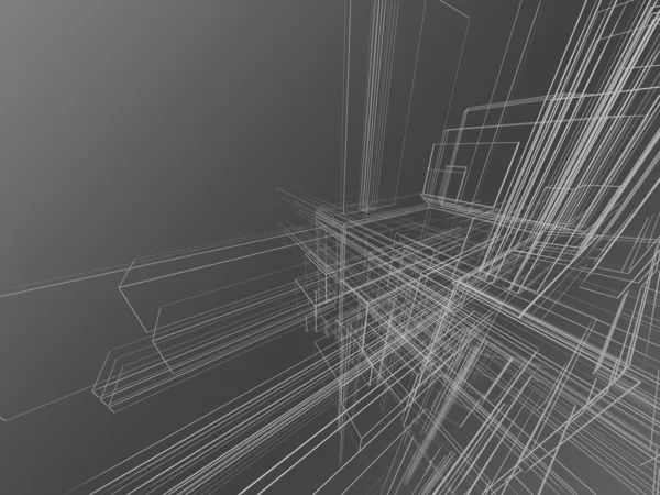 Abstract wireframe — Stock Photo, Image