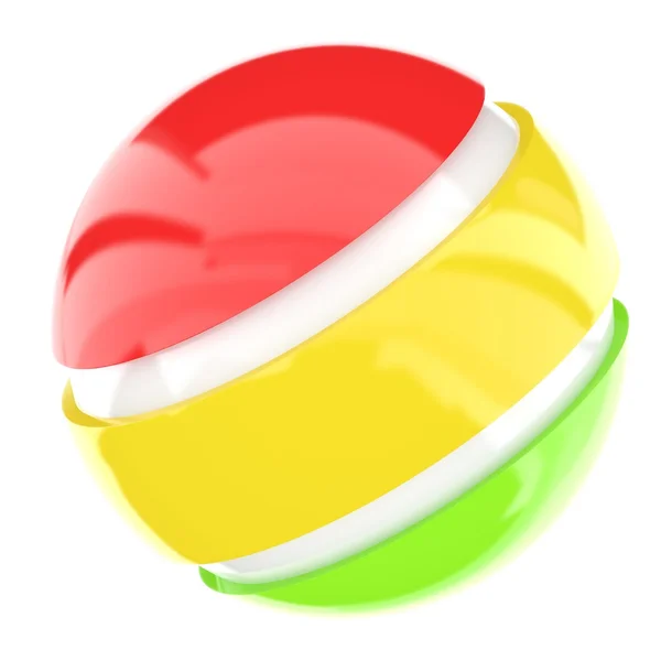 Χρωματιστή μπάλα Εικόνα Αρχείου