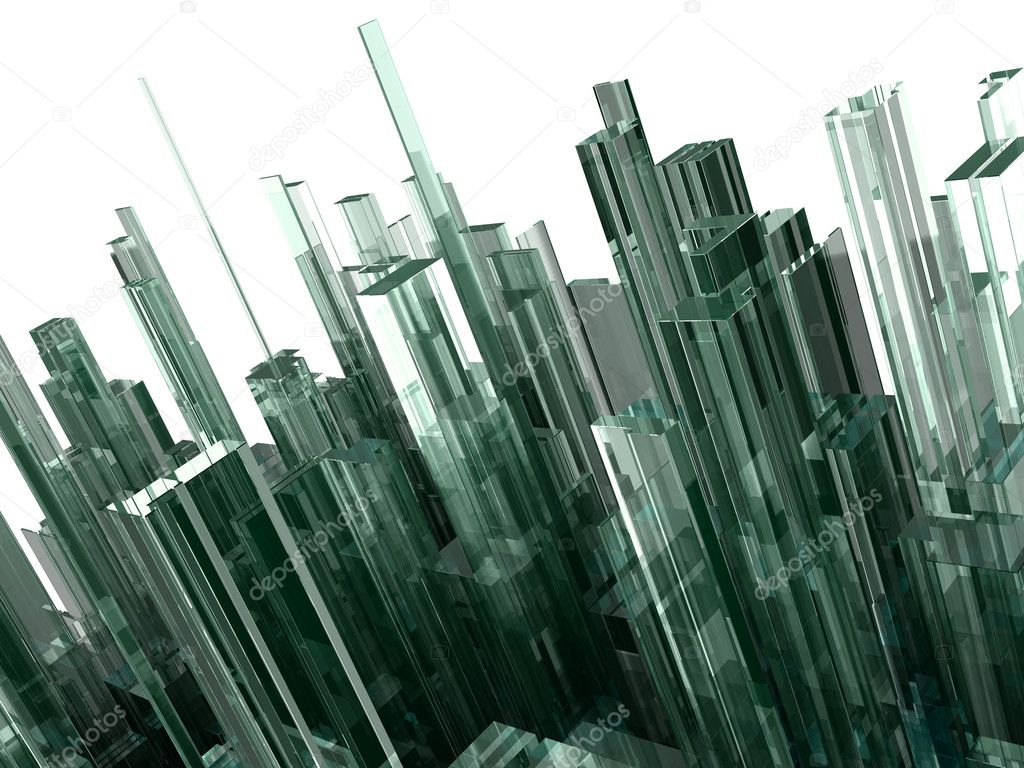 Abstract background with glass blocks