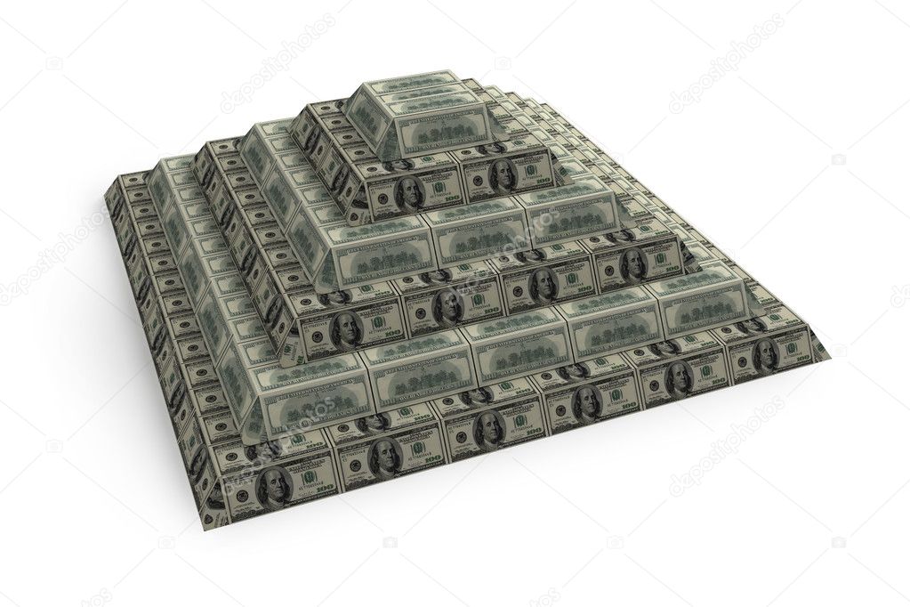 Financial dollar's pyramid