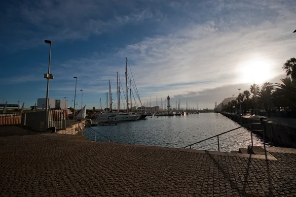 バルセロナの港 — ストック写真