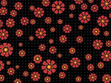 Background flowers clipart