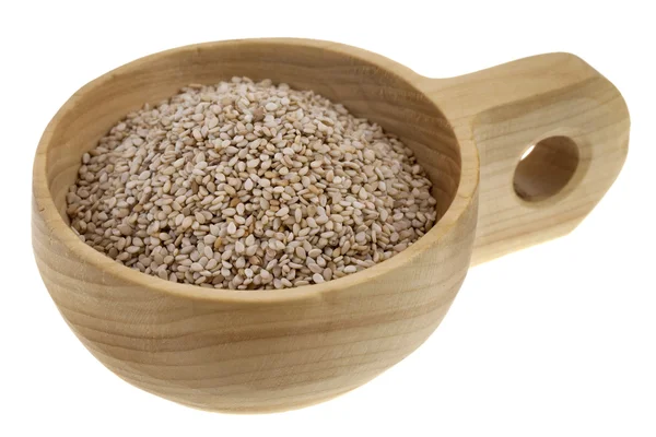 Unhulled sesame seeds — Stock Photo, Image